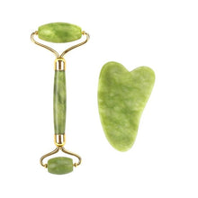 Load image into Gallery viewer, Luxury Jade Facial Massage Roller and Gua Sha - Kadee Botanicals