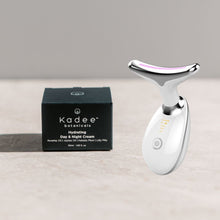 Load image into Gallery viewer, Kadee Botanicals Facial Hydration Pack with White LED Neck Sculpting Tool - Kadee Botanicals
